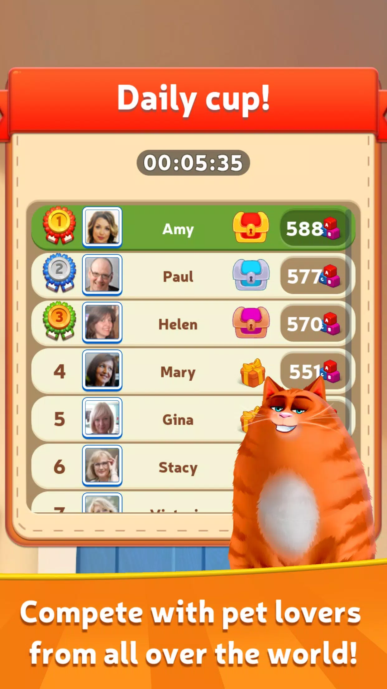 Kitty Scramble: Word Game應用截圖第3張