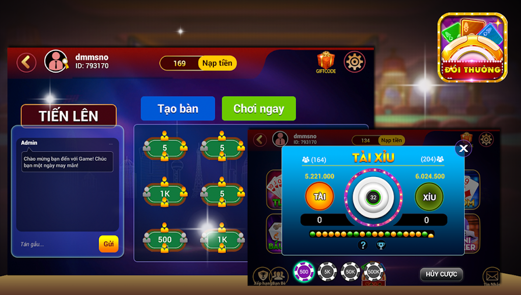 BemClub game danh bai doi thuong スクリーンショット 1