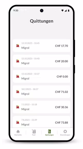 Migrolcard應用截圖第3張
