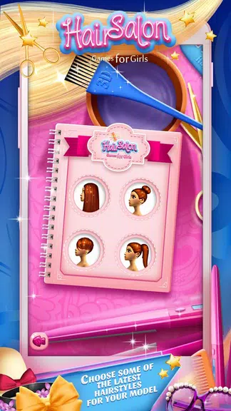 Hair Salon Games for Girls Скриншот 2