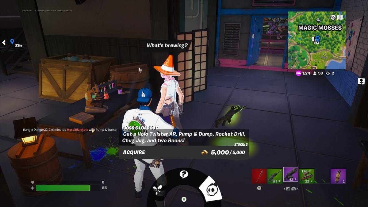 Service de personnage hors la loi de luxe dans Fortnite Chapitre 6.