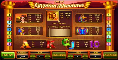 The Pharaohs Book Casino Slots Schermafbeelding 2