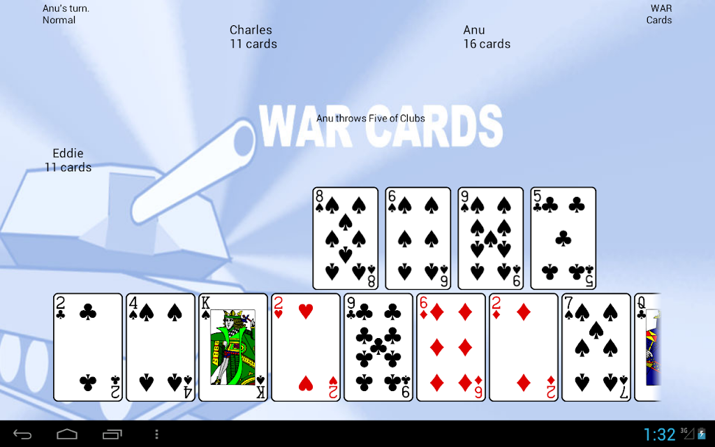 WAR Cards 스크린샷 2