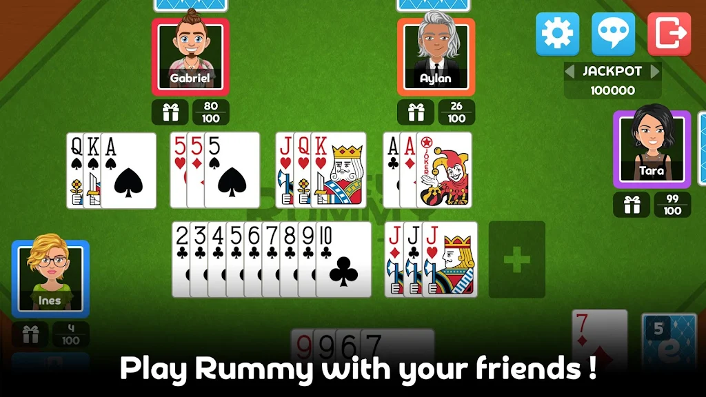 Multiplayer Rummy Game ภาพหน้าจอ 2