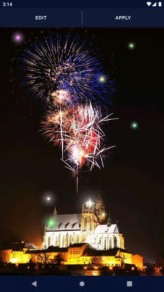 Night Sky Live Wallpaper Tangkapan skrin 3