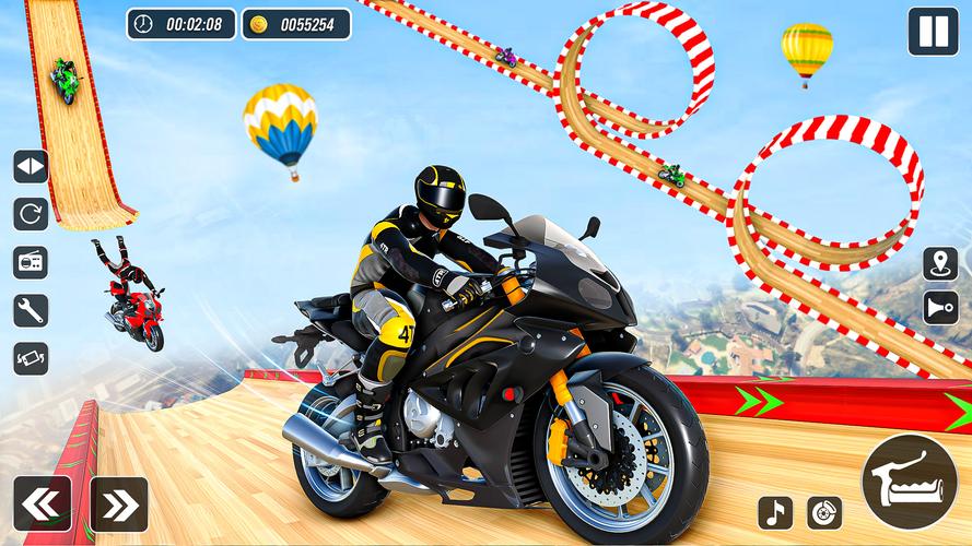 Mega Ramp Stunts Bike Games 3d應用截圖第0張