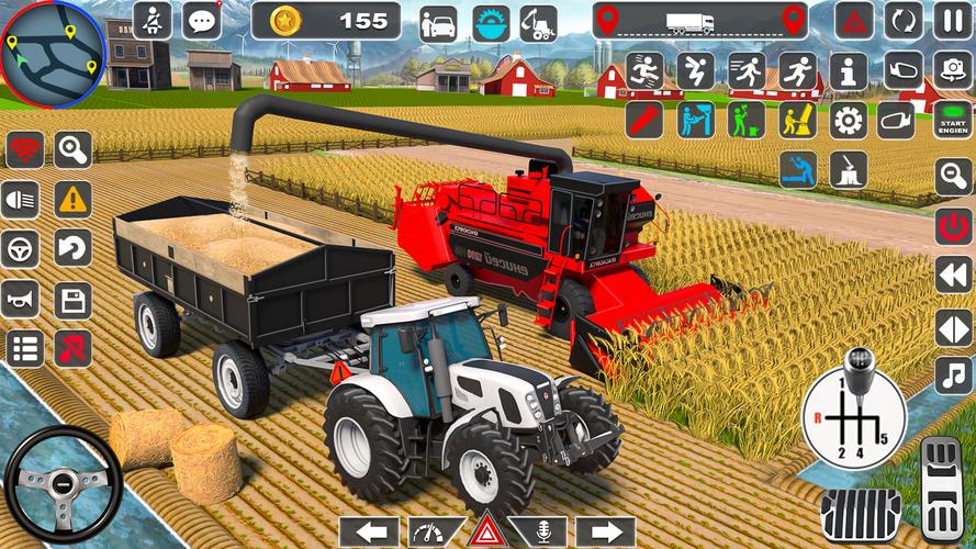 Tractor Driving Farming Games 스크린샷 2