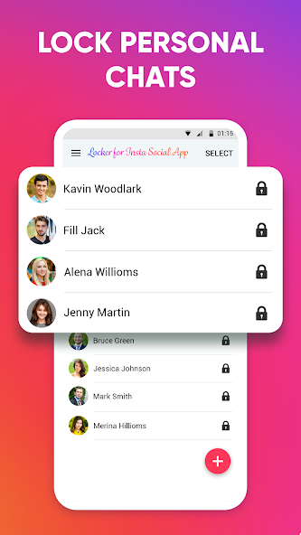 Schermata Locker for Insta Social App Mod 2