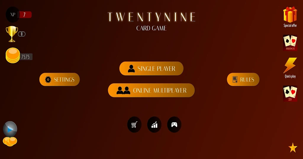 29 Card Game Lite Скриншот 0