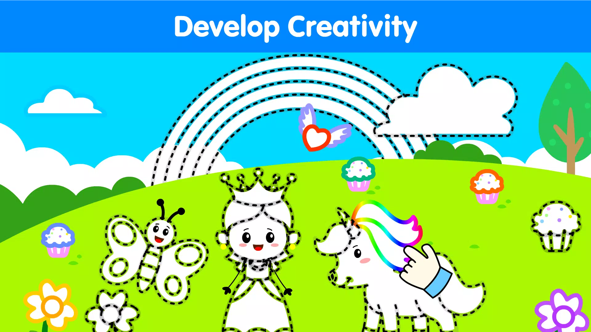 Kids Drawing & Coloring Book應用截圖第3張