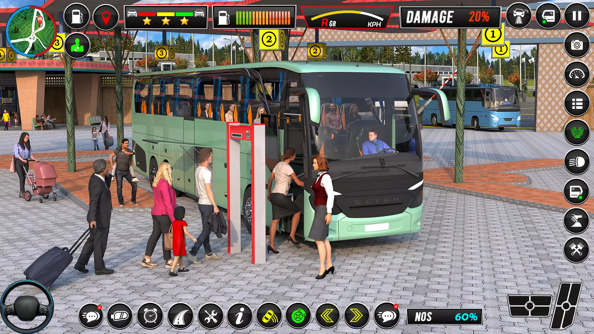 US Bus Driving Game Bus Sim Ekran Görüntüsü 1
