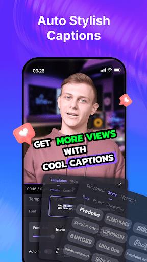 Blink Captions by Vozo AI Скриншот 1
