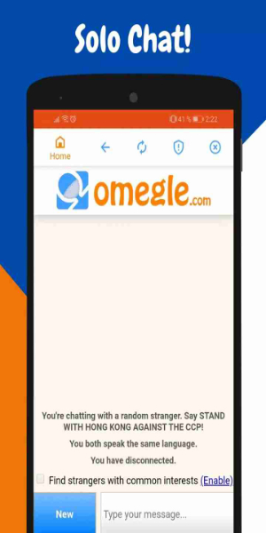 Omegle : Talk to Strangers 스크린샷 2