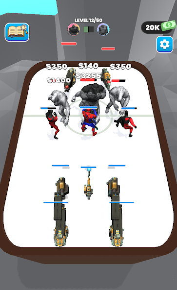 Merge Master Superhero Battle Mod Captura de tela 1