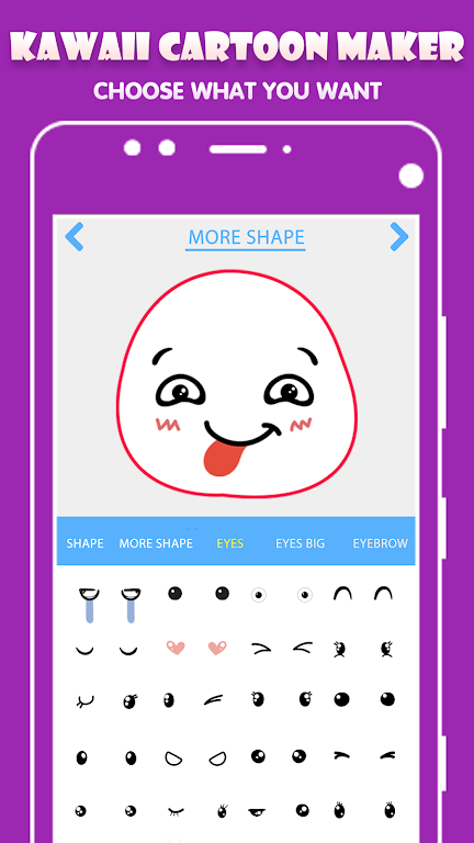 Kawaii Cartoon Maker ภาพหน้าจอ 2