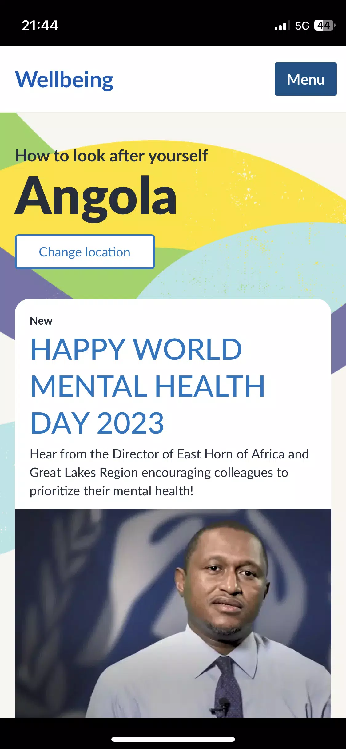 UNHCR Wellbeing 스크린샷 3