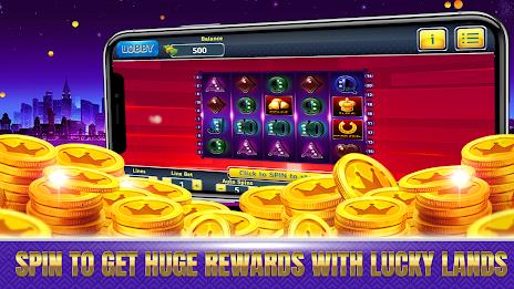 Lucky Lands Slots Money Casino Capture d'écran 3