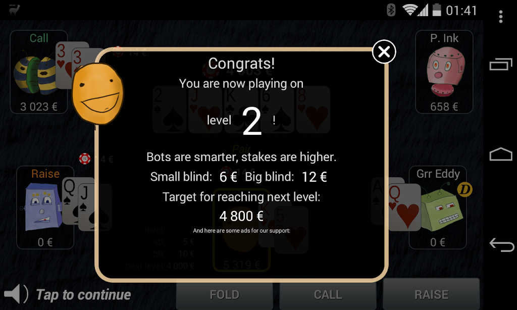 Bots Don't Bluff Offline Poker應用截圖第2張