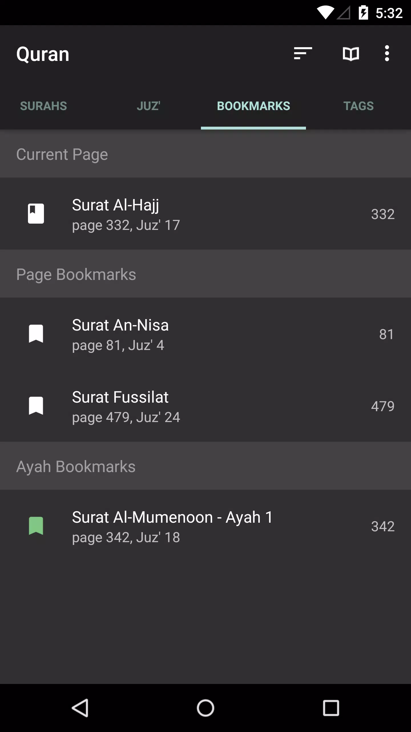 Quran für Android Screenshot 2
