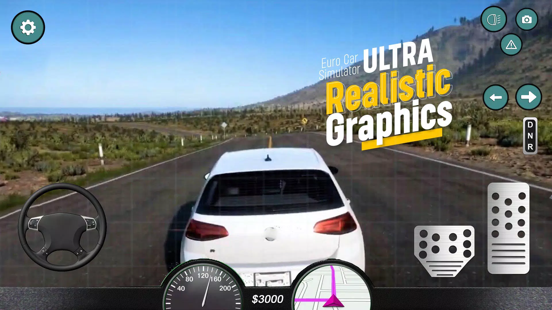 Euro Car Simulator Driving 2 스크린샷 0