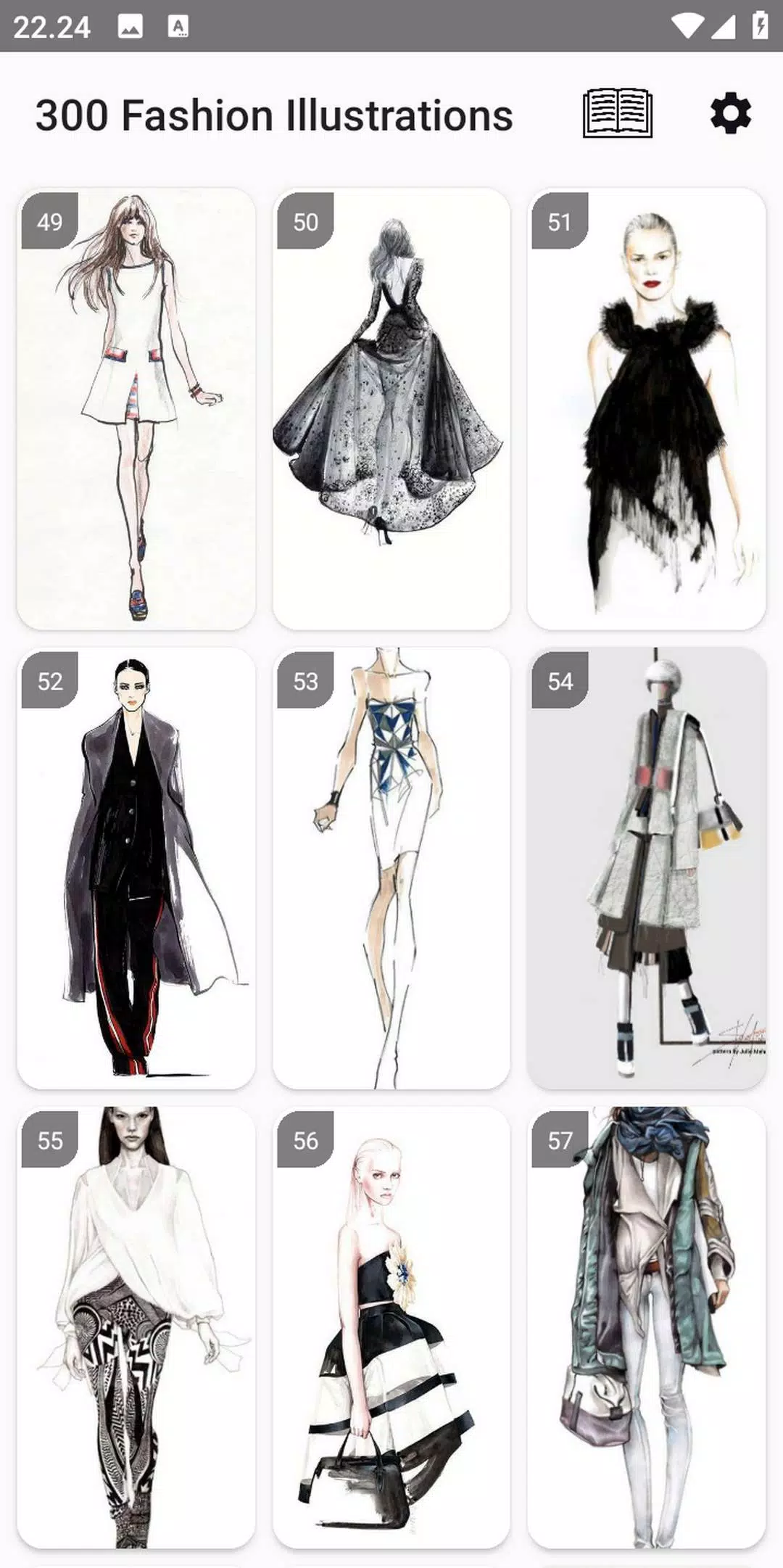 300 Fashion Illustrations Capture d'écran 2