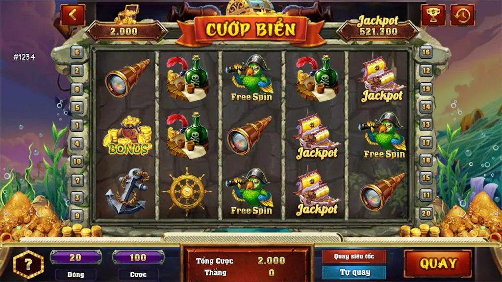 Bắn Cá Rồng - Bắn Cá Slot Captura de tela 1