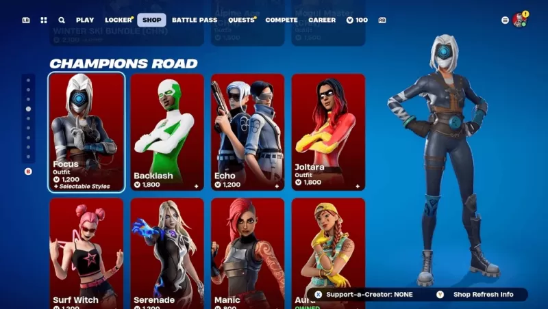 Fortnite Mobile物品商店指南：如何訪問，購買皮膚和使用V-Bucks