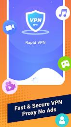 Rapid VPN: Secure VPN Proxy Screenshot 0