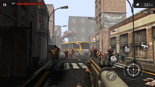 Zombie Hunter D-Day2 Mod ภาพหน้าจอ 1