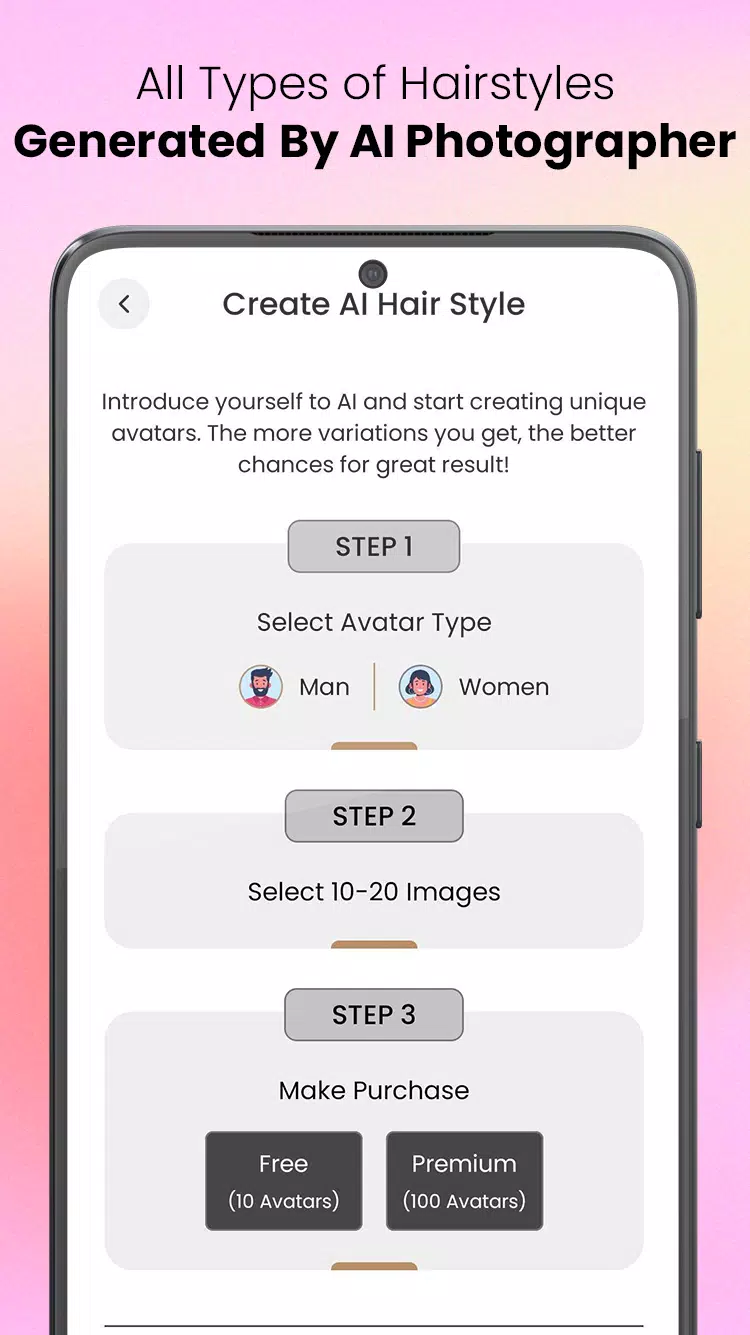 CutAI - AI Hair Style Changer Zrzut ekranu 3