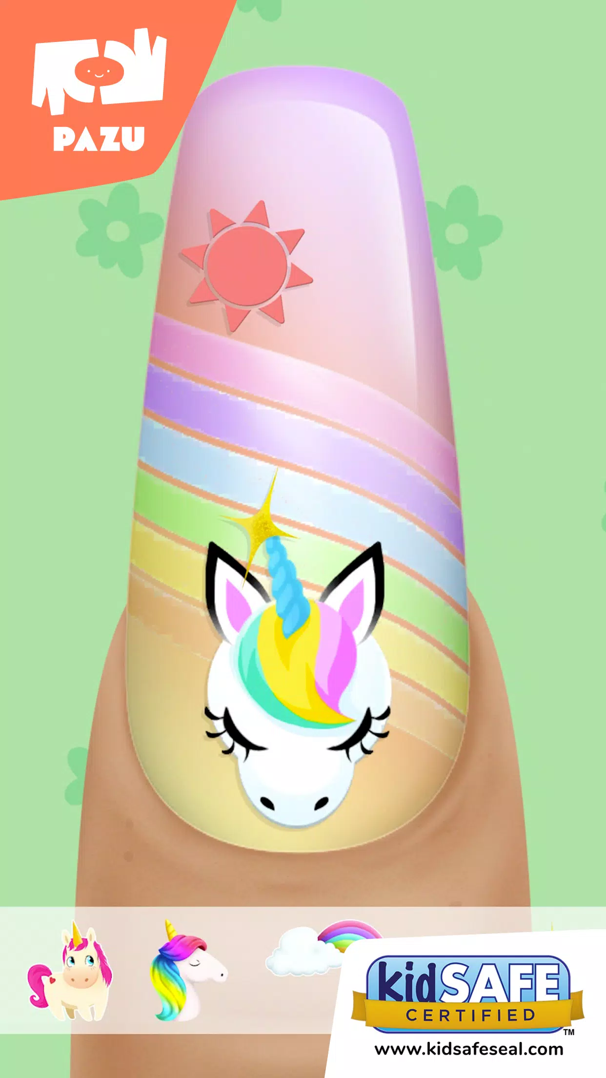 Salón de uñas para niñas Captura de pantalla 0
