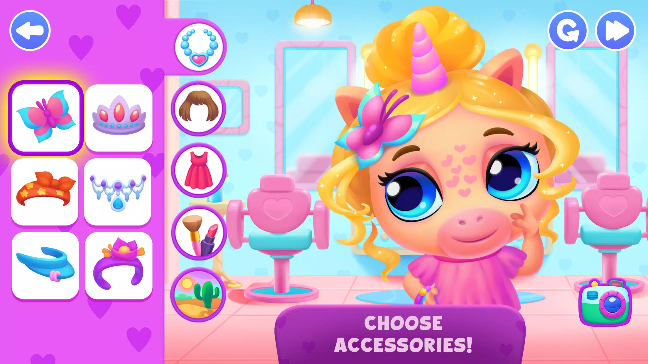 Schermata Unicorn Dress up games kids 1