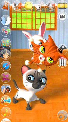 Talking 3 Friends Cats & Bunny應用截圖第1張