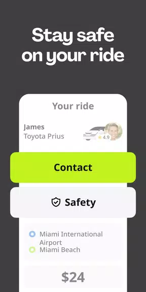 Schermata inDrive. Save on city rides 2