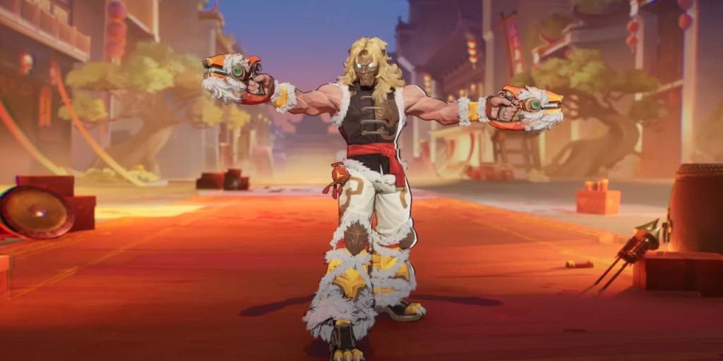 O Senhor das Estrelas aponta seus Blasters na pele de seu leão como parte de um artigo sobre skins de rivais livres da Marvel.