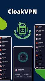 CloakVPN: Unlimited Secure VPN Screenshot 0