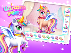 Unicorn Dress up Girls Game Zrzut ekranu 0