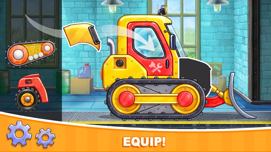 Car games Bulldozer for kids 5應用截圖第0張