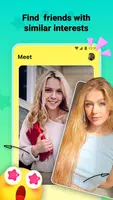 Schermata Meyoo - stranger video chat 1