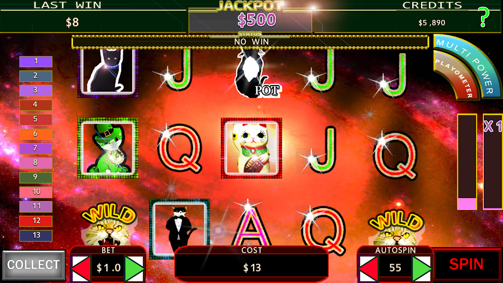Lucky Beckoning Kitty (Maneki-Neko) FREE CAT SLOT Скриншот 0