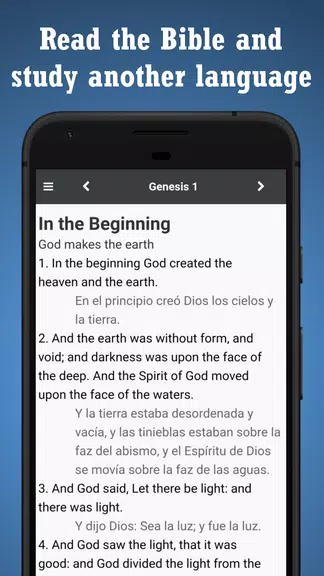 BIBLE SPANISH ENGLISH Schermafbeelding 0