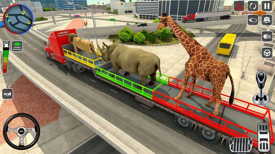 Wild Animal Truck Transporter應用截圖第2張