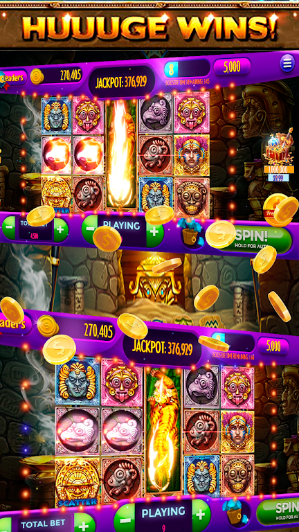 Slots! Azetc Gold Treasures Vegas Slot machines Ảnh chụp màn hình 2