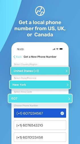 PingMe Second Phone Number App স্ক্রিনশট 2