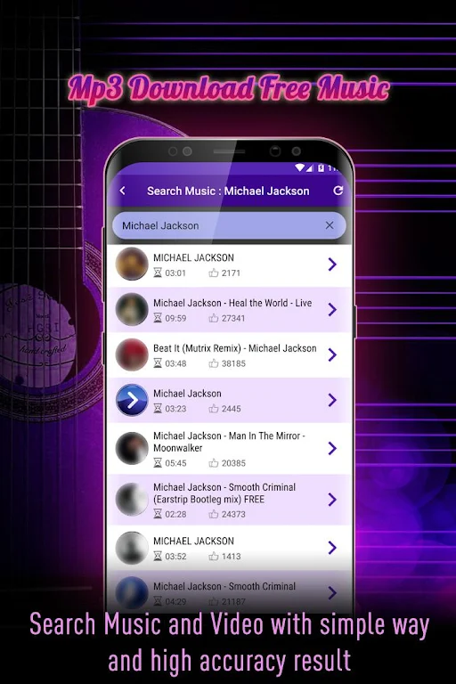 Juice Mp3 - Free Music Download Ảnh chụp màn hình 2