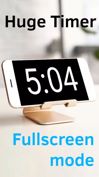 Huge Timer Stopwatch Tabata Schermafbeelding 2