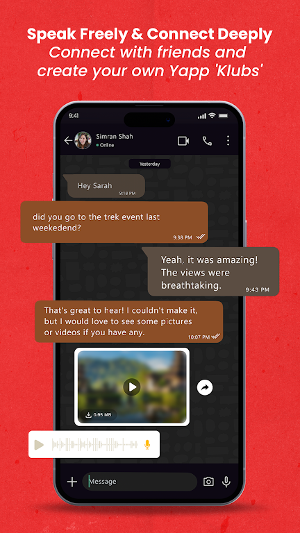 Khul Ke– Social Networking App Zrzut ekranu 1