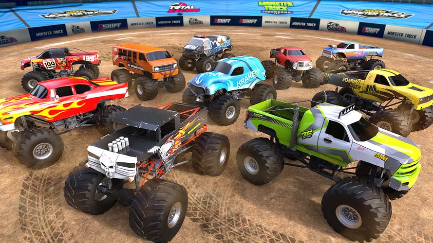 4x4 Monster Truck Racing Games Capture d'écran 2