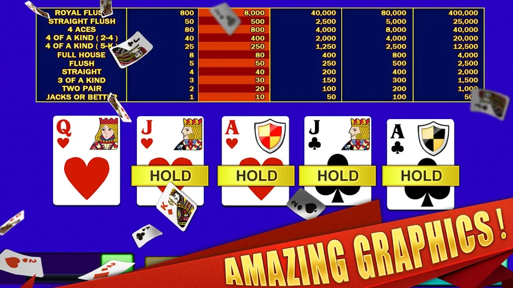 All American & Double Bonus - VIDEO POKER Zrzut ekranu 3
