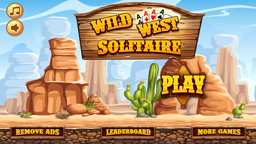 Wild West Tri Peaks Solitaire應用截圖第0張